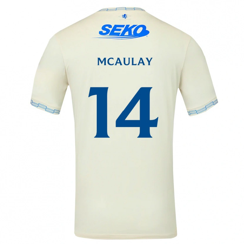 Danxen Män Mia Mcaulay #14 Djup Himmelsblå Vit Bortatröja Matchtröjor 2026/27 Tröjor T-Tröja