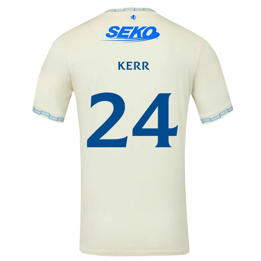 Danxen Män Samantha Mary Kerr #24 Djup Himmelsblå Vit Bortatröja Matchtröjor 2026/27 Tröjor T-Tröja