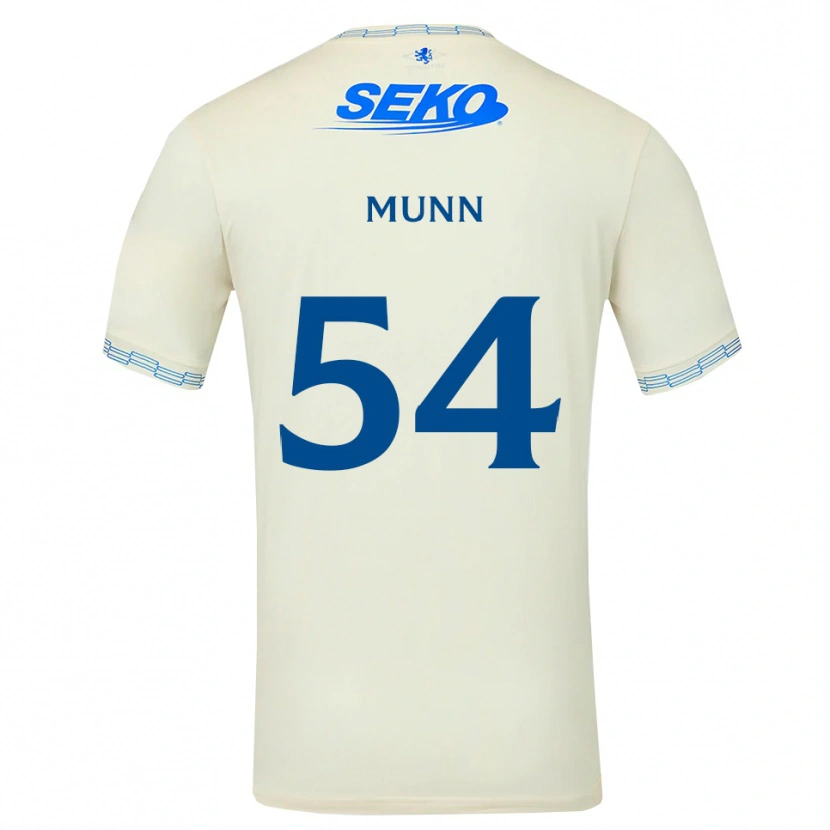 Danxen Män Mason Munn #54 Djup Himmelsblå Vit Bortatröja Matchtröjor 2026/27 Tröjor T-Tröja