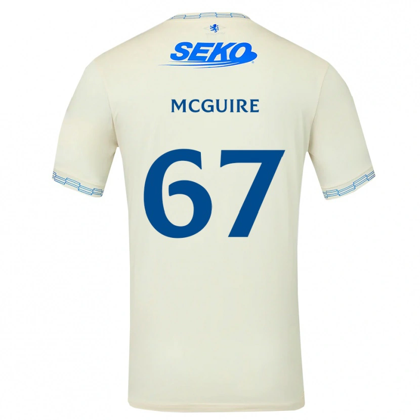Danxen Män Rydnn Mcguire #67 Djup Himmelsblå Vit Bortatröja Matchtröjor 2026/27 Tröjor T-Tröja