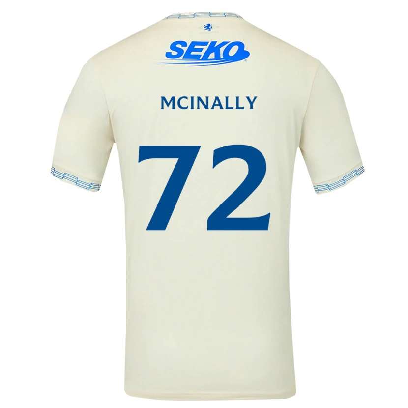 Danxen Män Darren Mcinally #72 Djup Himmelsblå Vit Bortatröja Matchtröjor 2026/27 Tröjor T-Tröja