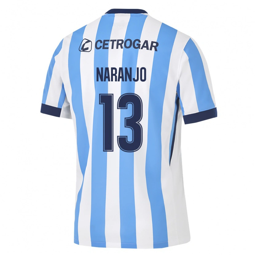 Danxen Kvinnor Luciano Naranjo #13 Ljusblå Vit Svart Hemmatröja Matchtröjor 2026/27 Tröjor T-Tröja