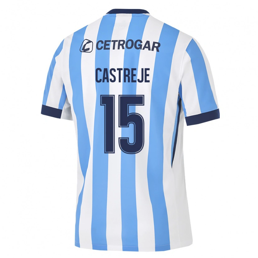 Danxen Kvinnor Bautista Castreje #15 Ljusblå Vit Svart Hemmatröja Matchtröjor 2026/27 Tröjor T-Tröja