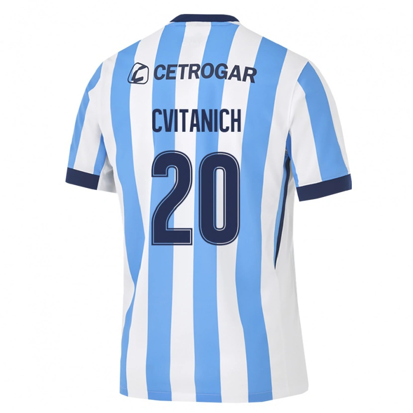 Danxen Kvinnor Dario Cvitanich #20 Ljusblå Vit Svart Hemmatröja Matchtröjor 2026/27 Tröjor T-Tröja