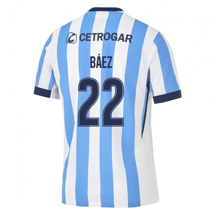 Danxen Kvinnor Santino Báez #22 Ljusblå Vit Svart Hemmatröja Matchtröjor 2026/27 Tröjor T-Tröja