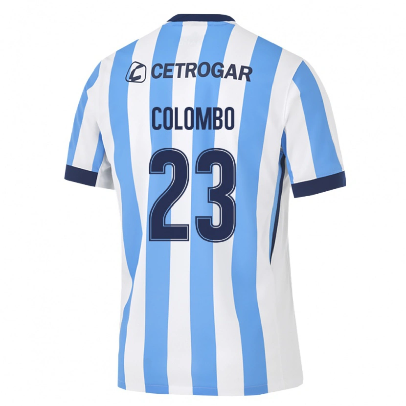 Danxen Kvinnor Nazareno Colombo #23 Ljusblå Vit Svart Hemmatröja Matchtröjor 2026/27 Tröjor T-Tröja