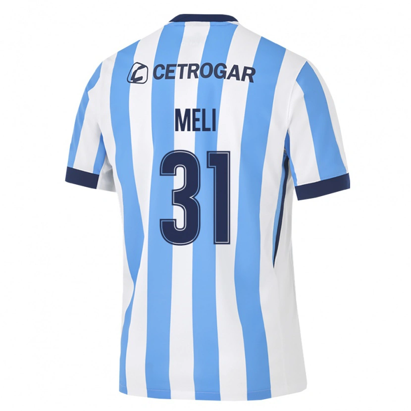 Danxen Kvinnor Marcelo Meli #31 Ljusblå Vit Svart Hemmatröja Matchtröjor 2026/27 Tröjor T-Tröja