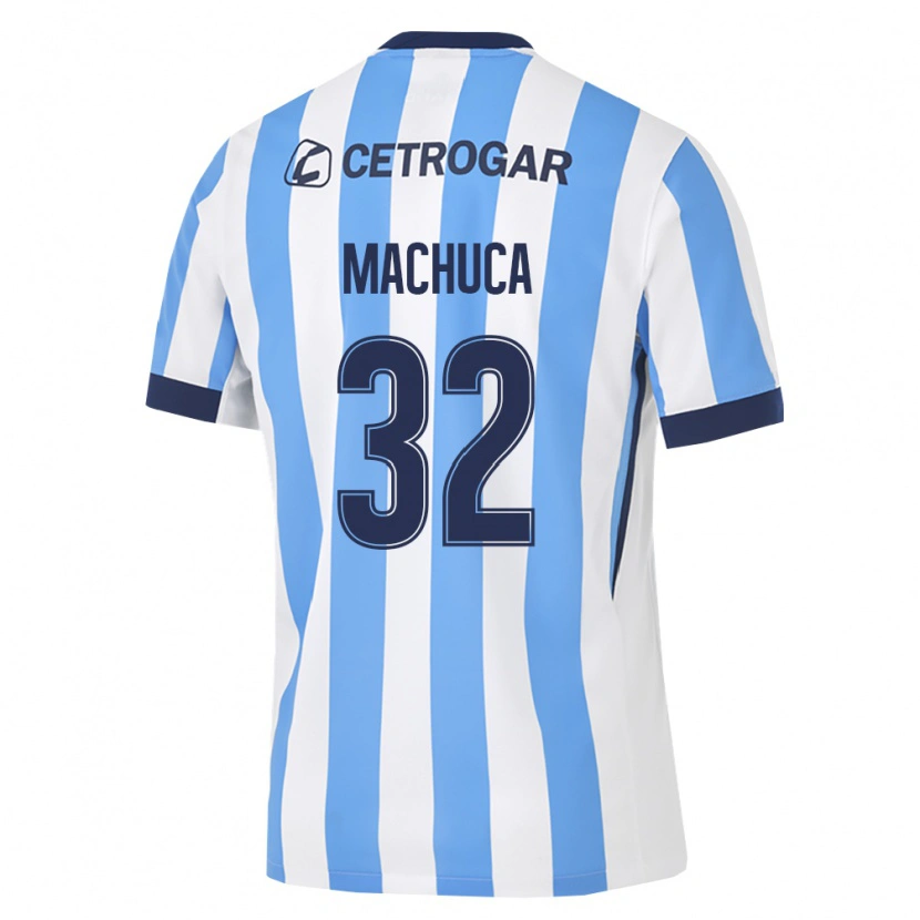 Danxen Kvinnor Elias Machuca #32 Ljusblå Vit Svart Hemmatröja Matchtröjor 2026/27 Tröjor T-Tröja