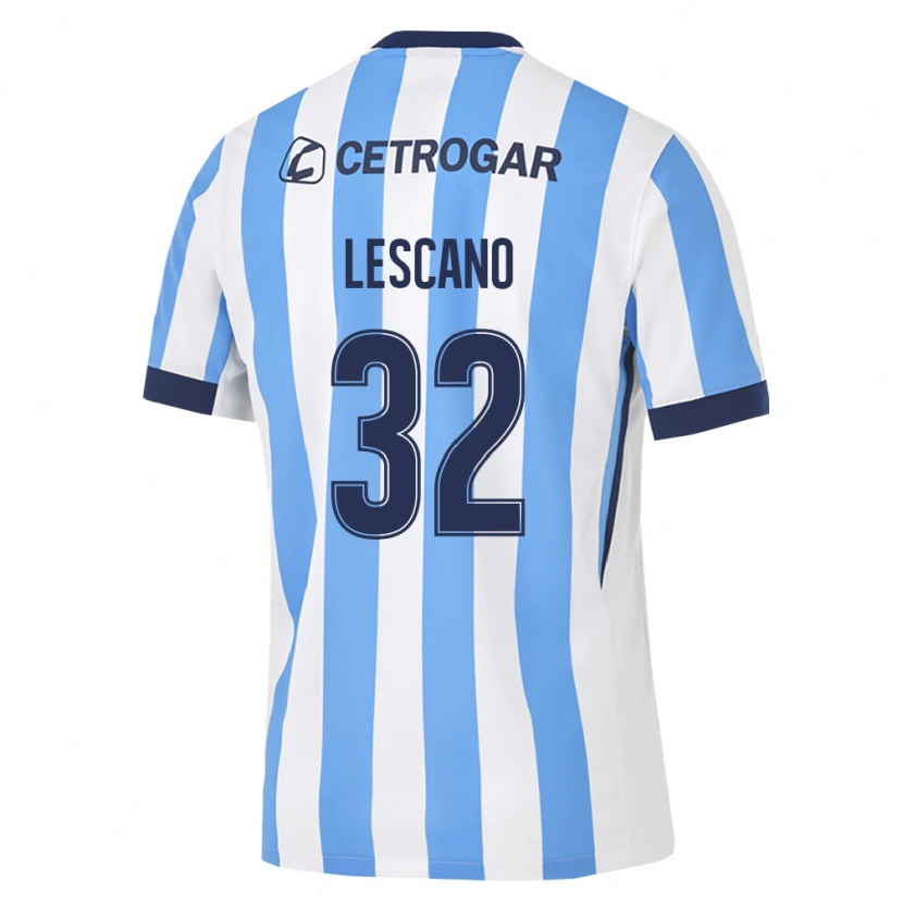 Danxen Kvinnor Macarena Lescano #32 Ljusblå Vit Svart Hemmatröja Matchtröjor 2026/27 Tröjor T-Tröja