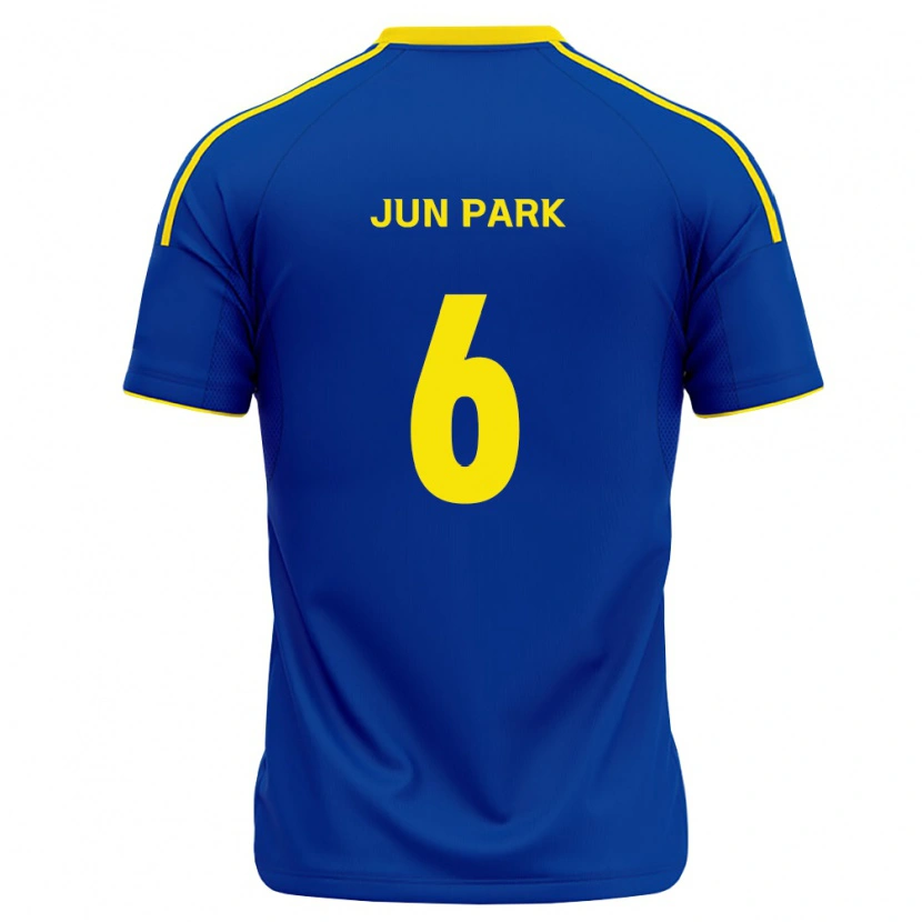 Danxen Kvinnor Jun Park #6 Kungligt Blå Gul Hemmatröja Matchtröjor 2026/27 Tröjor T-Tröja