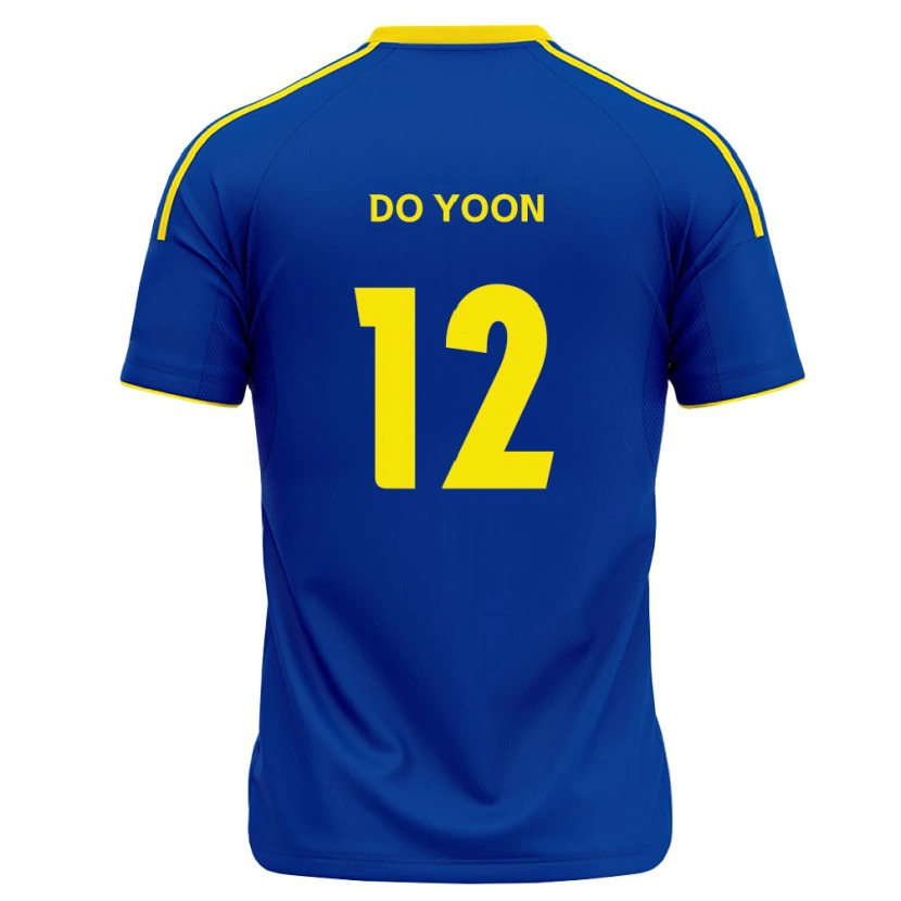 Danxen Kvinnor Do-Yoon Tae #12 Kungligt Blå Gul Hemmatröja Matchtröjor 2026/27 Tröjor T-Tröja