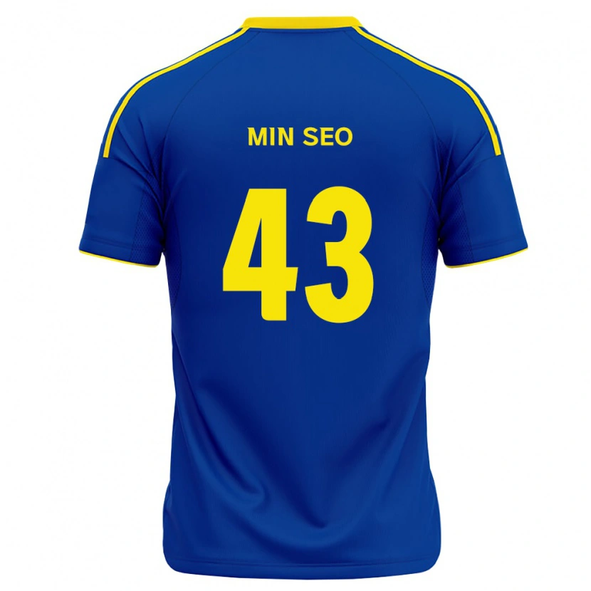 Danxen Kvinnor Min-Seo Jo #43 Kungligt Blå Gul Hemmatröja Matchtröjor 2026/27 Tröjor T-Tröja
