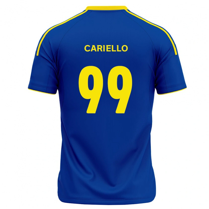 Danxen Kvinnor Yago Cariello #99 Kungligt Blå Gul Hemmatröja Matchtröjor 2026/27 Tröjor T-Tröja