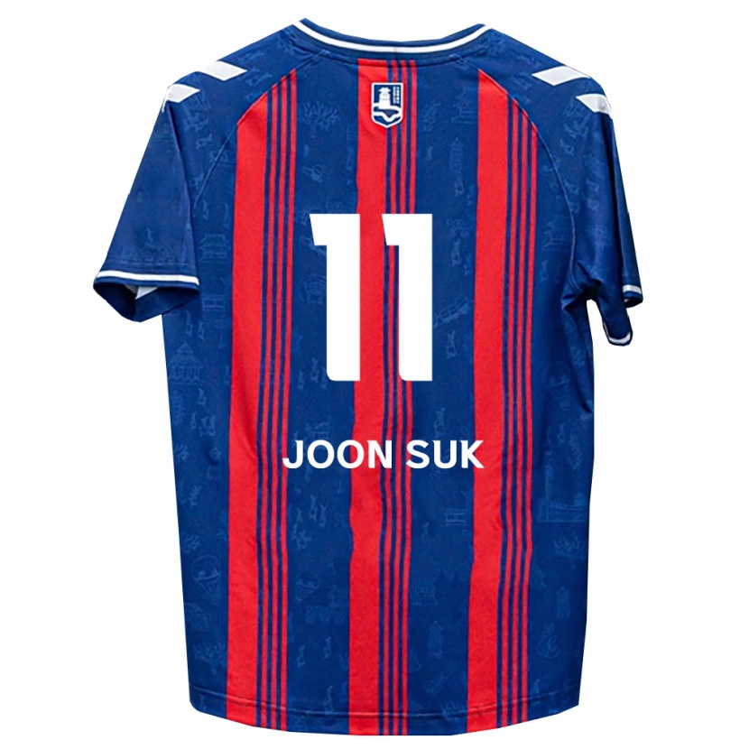 Danxen Kvinnor Joon-Suk Lee #11 Blå Röd Vit Hemmatröja Matchtröjor 2026/27 Tröjor T-Tröja