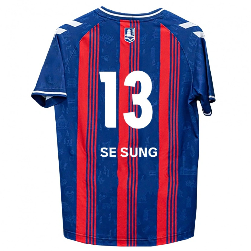 Danxen Kvinnor Se-Sung Lee #13 Blå Röd Vit Hemmatröja Matchtröjor 2026/27 Tröjor T-Tröja