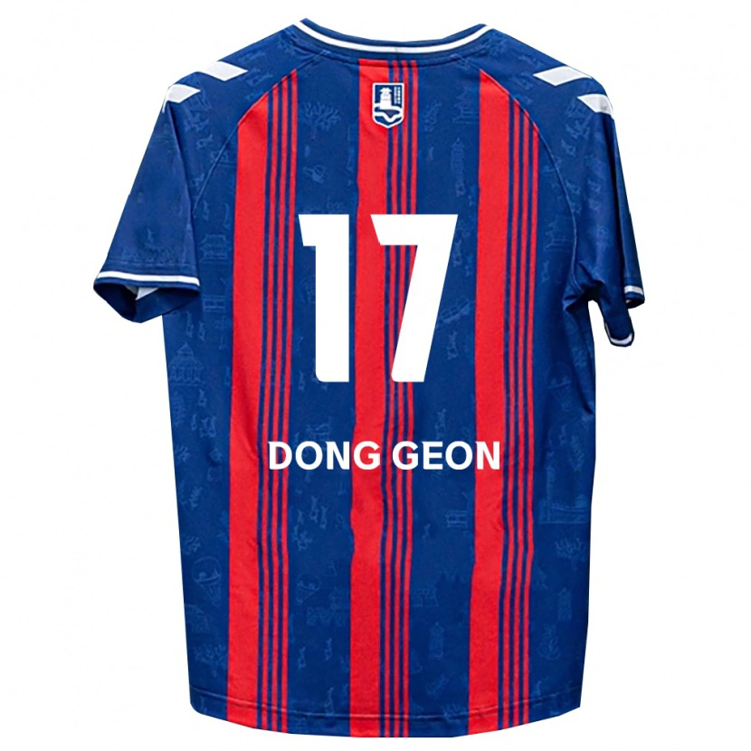 Danxen Kvinnor Dong-Geon No #17 Blå Röd Vit Hemmatröja Matchtröjor 2026/27 Tröjor T-Tröja