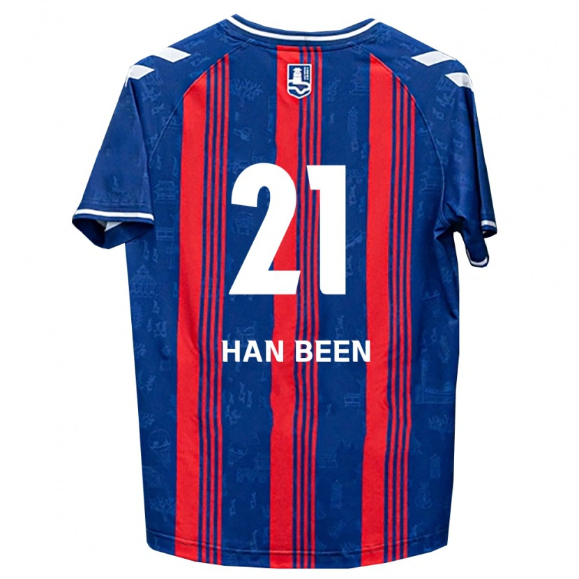 Danxen Kvinnor Han-Been Yang #21 Blå Röd Vit Hemmatröja Matchtröjor 2026/27 Tröjor T-Tröja