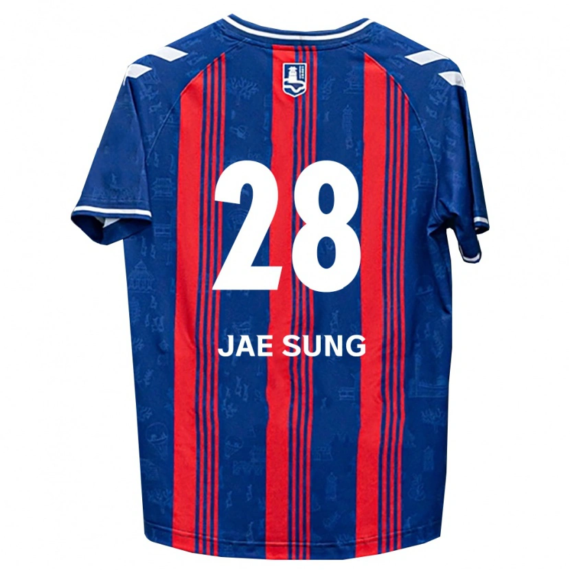 Danxen Kvinnor Jae-Sung Kim #28 Blå Röd Vit Hemmatröja Matchtröjor 2026/27 Tröjor T-Tröja