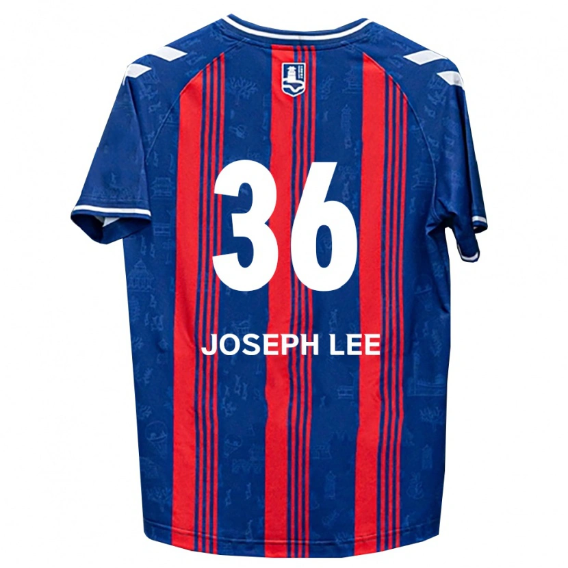 Danxen Kvinnor Joseph Lee #36 Blå Röd Vit Hemmatröja Matchtröjor 2026/27 Tröjor T-Tröja