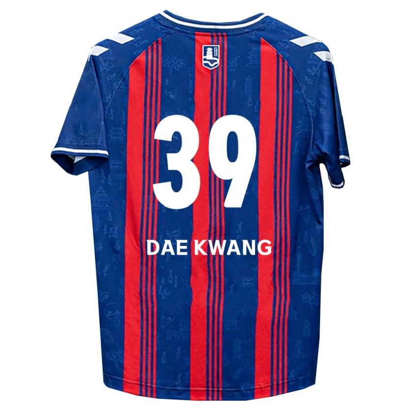 Danxen Kvinnor Dae-Kwang Lee #39 Blå Röd Vit Hemmatröja Matchtröjor 2026/27 Tröjor T-Tröja
