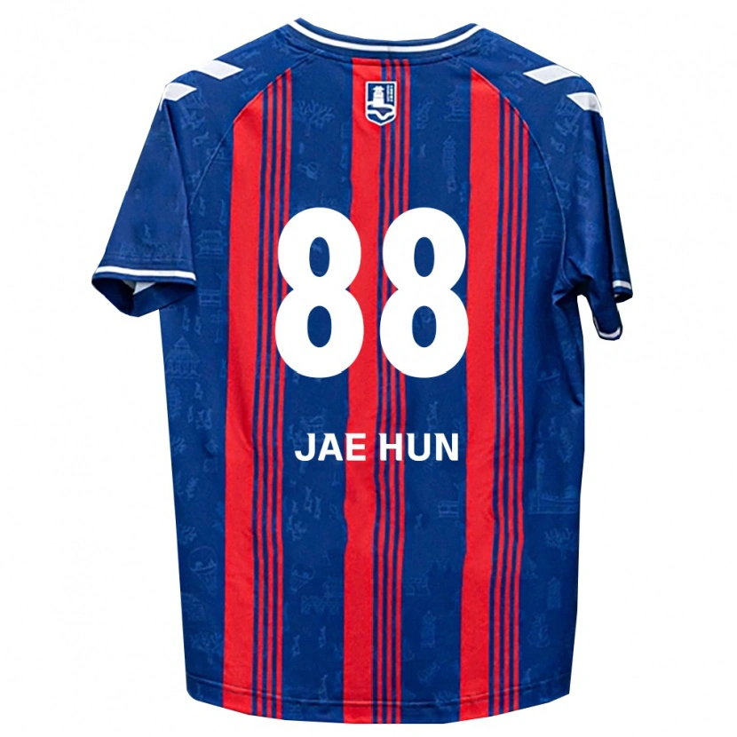 Danxen Kvinnor Jae-Hun Park #88 Blå Röd Vit Hemmatröja Matchtröjor 2026/27 Tröjor T-Tröja