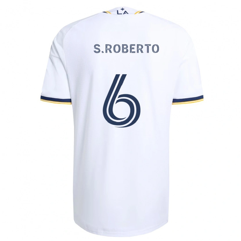 Danxen Kvinnor Sergi Roberto #6 Blå Gul Och Vit Hemmatröja Matchtröjor 2026/27 Tröjor T-Tröja