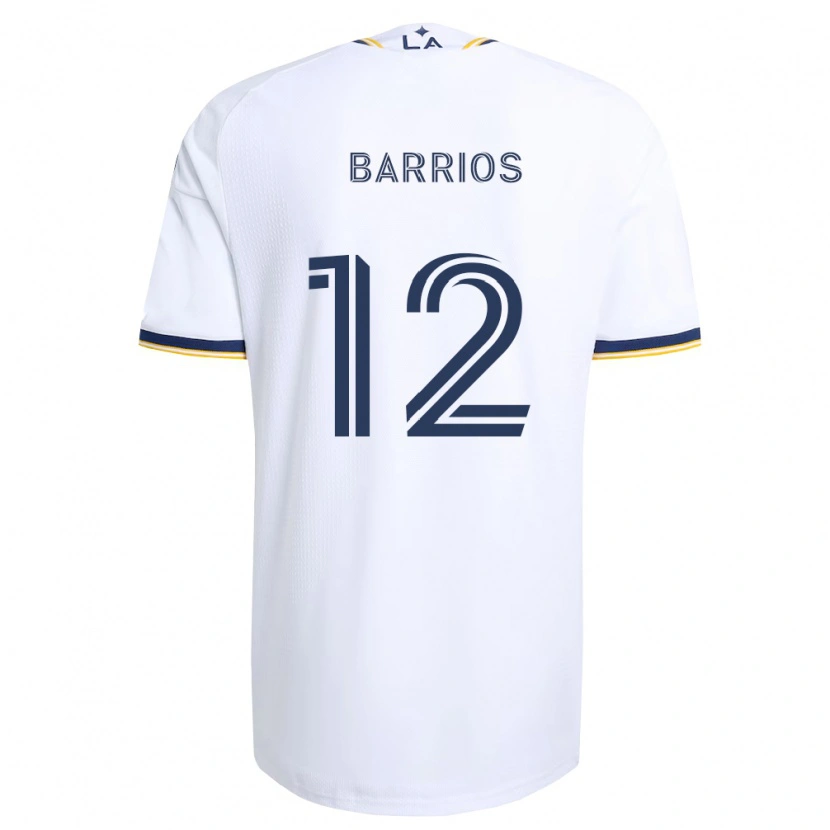 Danxen Kvinnor Michael Barrios #12 Blå Gul Och Vit Hemmatröja Matchtröjor 2026/27 Tröjor T-Tröja