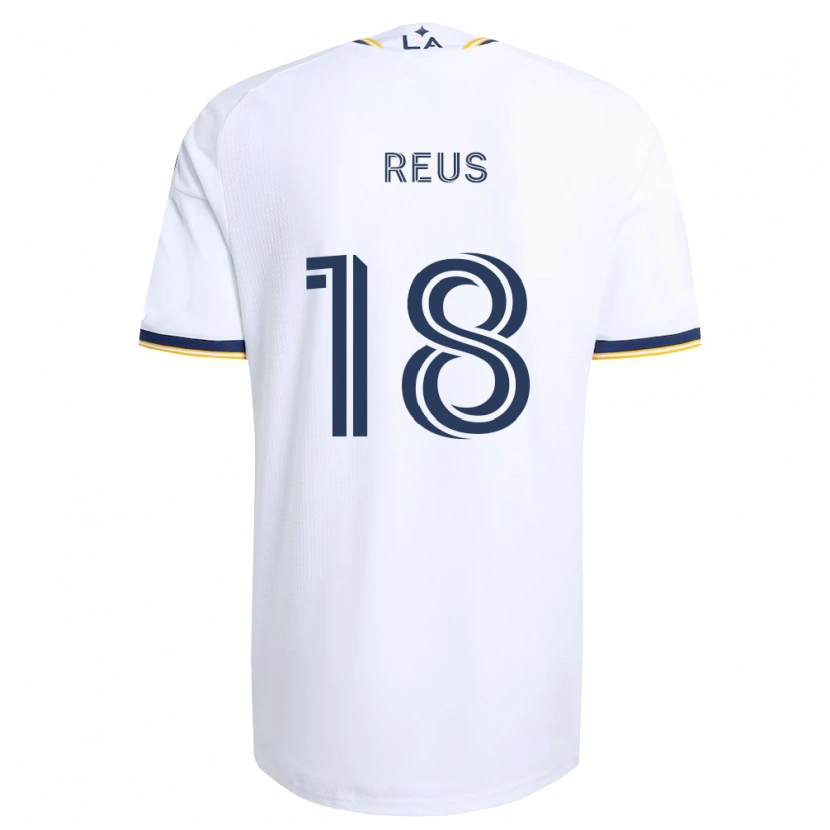 Danxen Kvinnor Marco Reus #18 Blå Gul Och Vit Hemmatröja Matchtröjor 2026/27 Tröjor T-Tröja