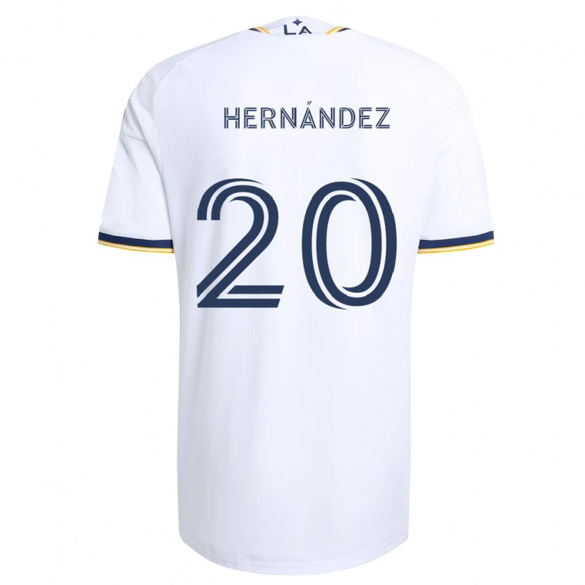 Danxen Kvinnor Roberto Hernández #20 Blå Gul Och Vit Hemmatröja Matchtröjor 2026/27 Tröjor T-Tröja