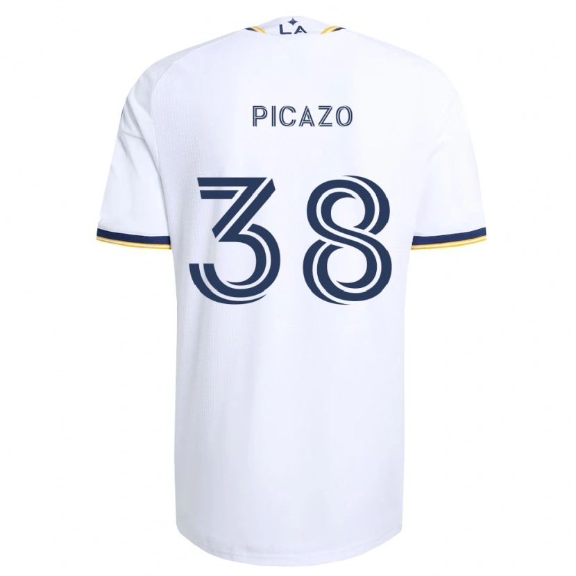 Danxen Kvinnor Axel Picazo #38 Blå Gul Och Vit Hemmatröja Matchtröjor 2026/27 Tröjor T-Tröja