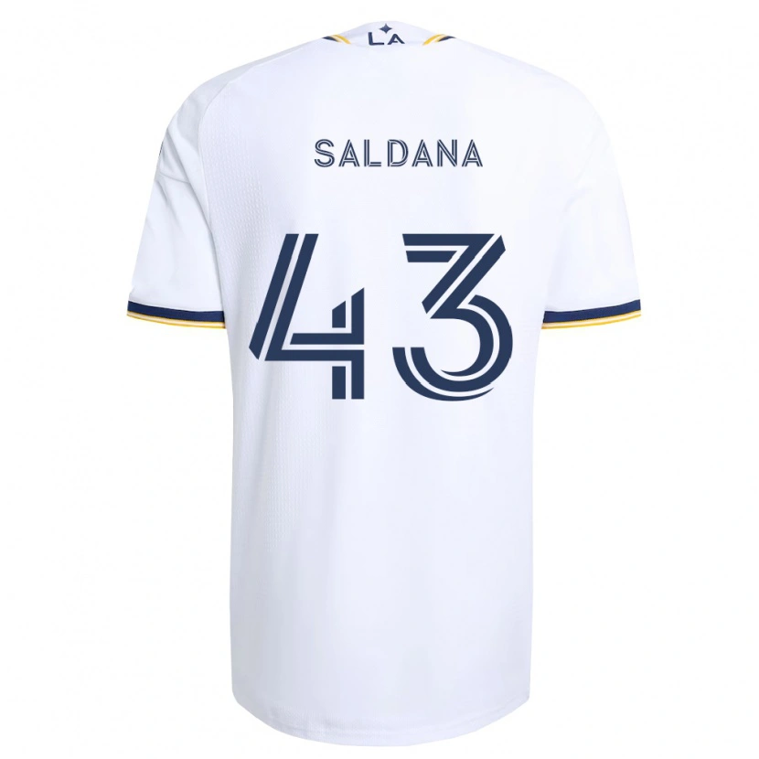 Danxen Kvinnor Adam Saldaña #43 Blå Gul Och Vit Hemmatröja Matchtröjor 2026/27 Tröjor T-Tröja