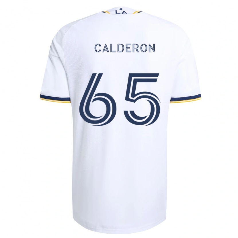 Danxen Kvinnor Juan Calderón #65 Blå Gul Och Vit Hemmatröja Matchtröjor 2026/27 Tröjor T-Tröja