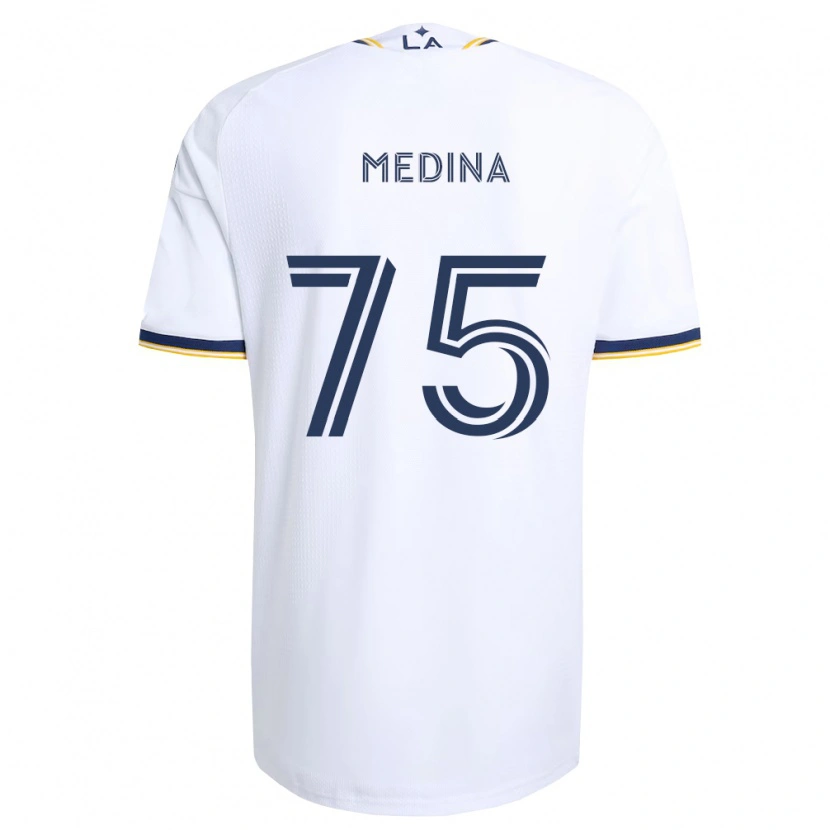 Danxen Kvinnor Aaron Medina #75 Blå Gul Och Vit Hemmatröja Matchtröjor 2026/27 Tröjor T-Tröja