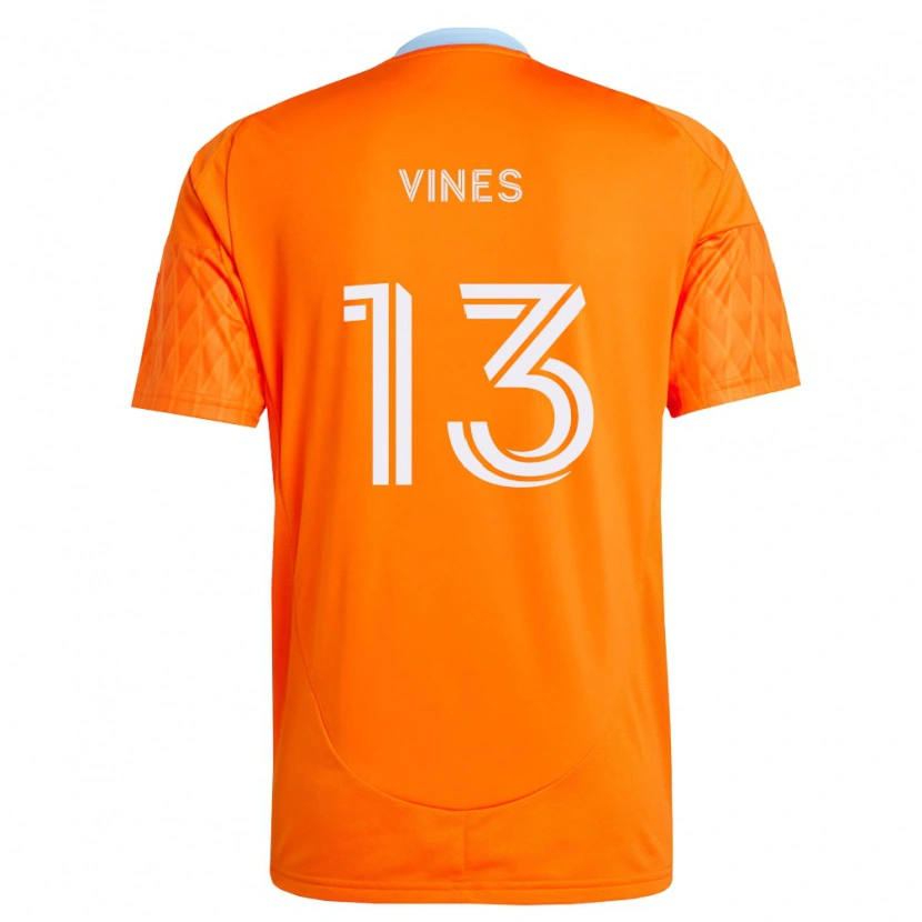 Danxen Kvinnor Sam Vines #13 Orange Vit Hemmatröja Matchtröjor 2026/27 Tröjor T-Tröja
