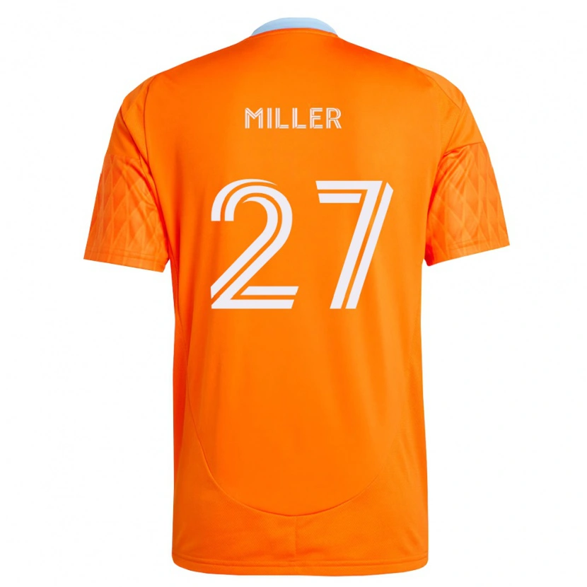Danxen Kvinnor Reese Miller #27 Orange Vit Hemmatröja Matchtröjor 2026/27 Tröjor T-Tröja