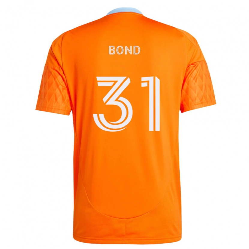 Danxen Kvinnor Jonathan Bond #31 Orange Vit Hemmatröja Matchtröjor 2026/27 Tröjor T-Tröja