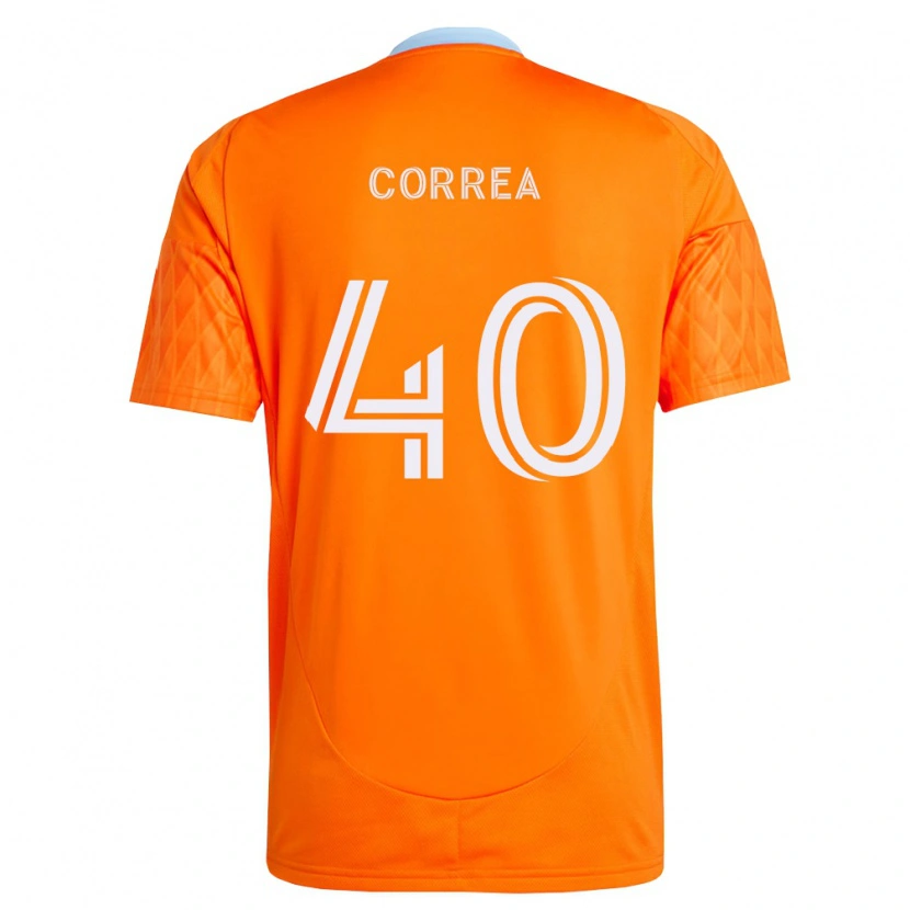 Danxen Kvinnor Enrique Correa #40 Orange Vit Hemmatröja Matchtröjor 2026/27 Tröjor T-Tröja