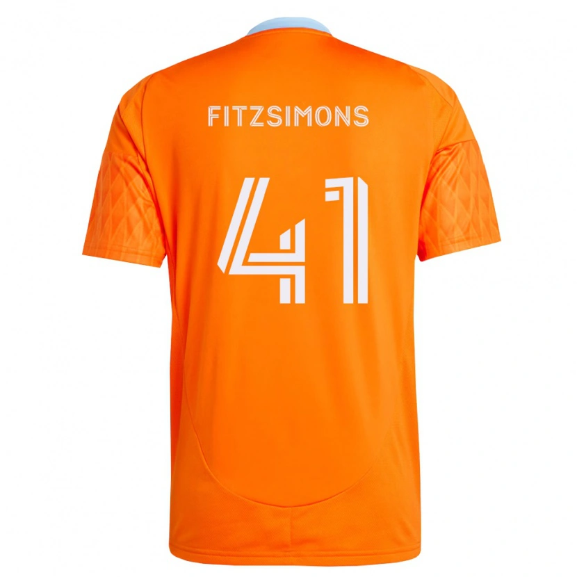 Danxen Kvinnor Brogan Fitzsimons #41 Orange Vit Hemmatröja Matchtröjor 2026/27 Tröjor T-Tröja