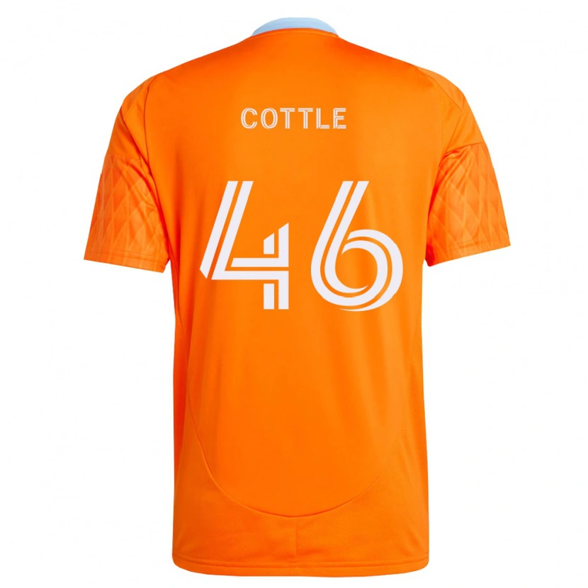 Danxen Kvinnor Tristan Cottle #46 Orange Vit Hemmatröja Matchtröjor 2026/27 Tröjor T-Tröja