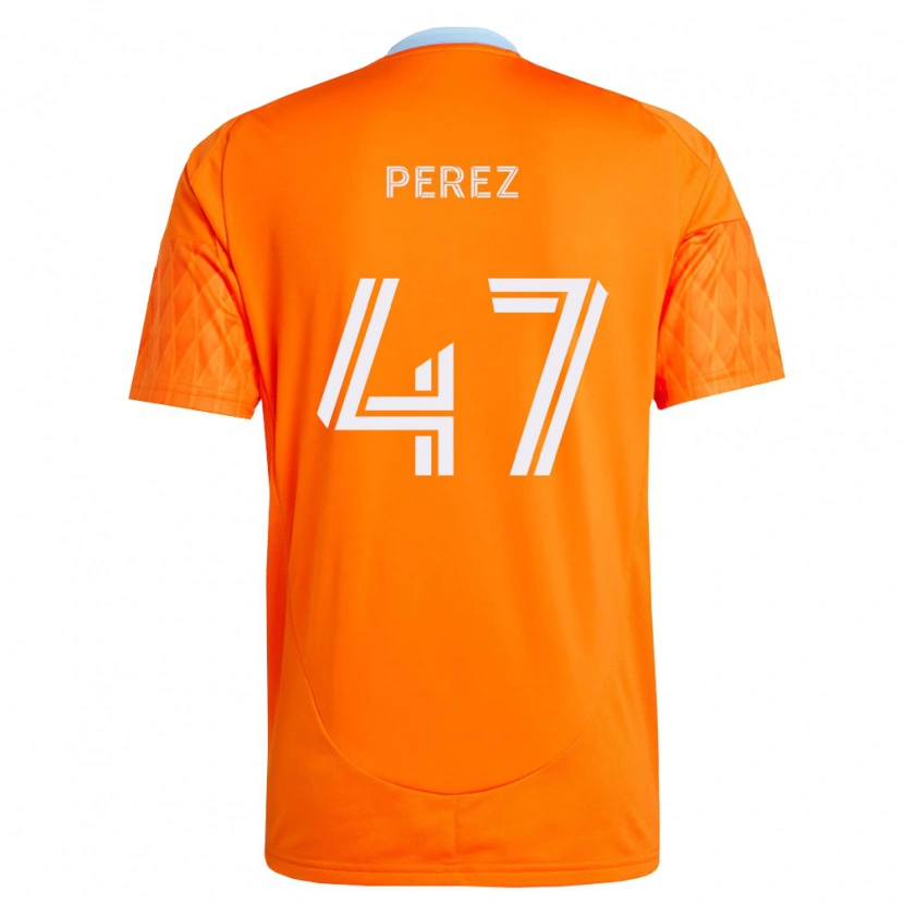 Danxen Kvinnor Jaizhiño Perez #47 Orange Vit Hemmatröja Matchtröjor 2026/27 Tröjor T-Tröja