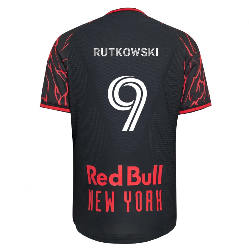 Danxen Kvinnor David Rutkowski #9 Röd Svart Vit Hemmatröja Matchtröjor 2026/27 Tröjor T-Tröja