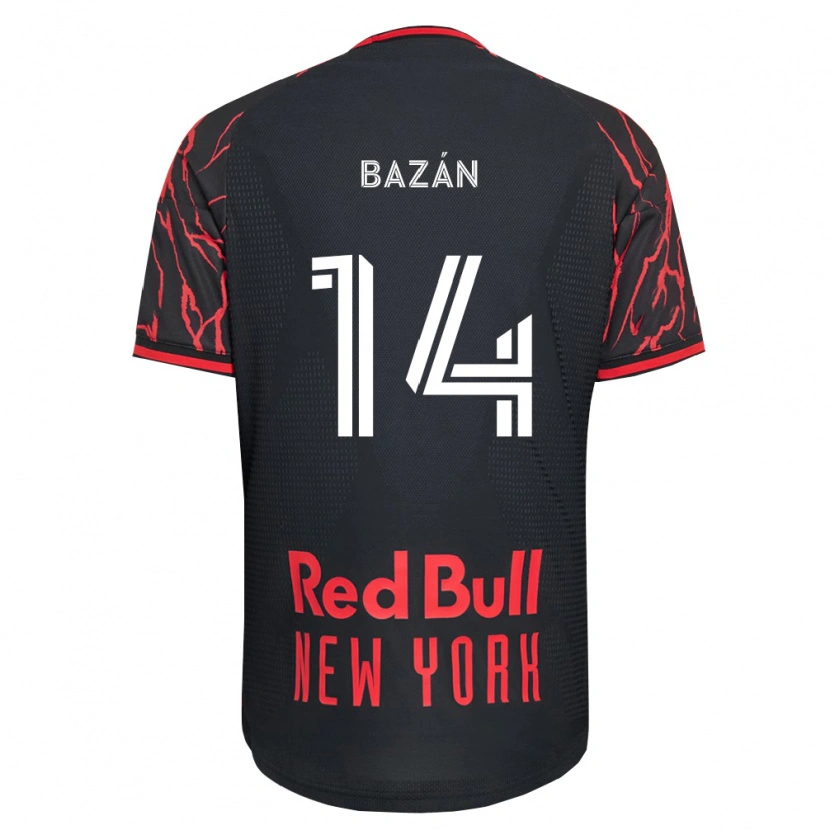 Danxen Kvinnor Julián Bazán #14 Röd Svart Vit Hemmatröja Matchtröjor 2026/27 Tröjor T-Tröja