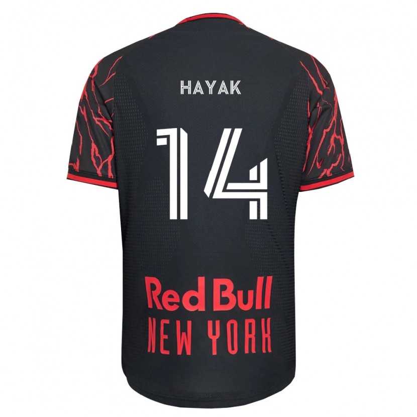 Danxen Kvinnor Ari Hayak #14 Röd Svart Vit Hemmatröja Matchtröjor 2026/27 Tröjor T-Tröja