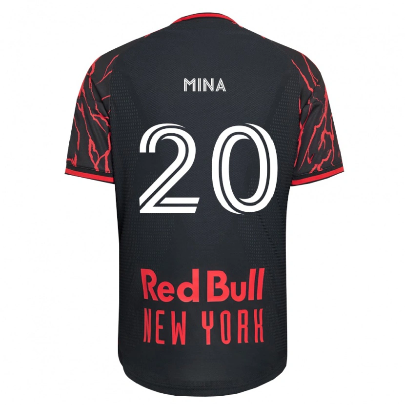 Danxen Kvinnor Juan Mina #20 Röd Svart Vit Hemmatröja Matchtröjor 2026/27 Tröjor T-Tröja