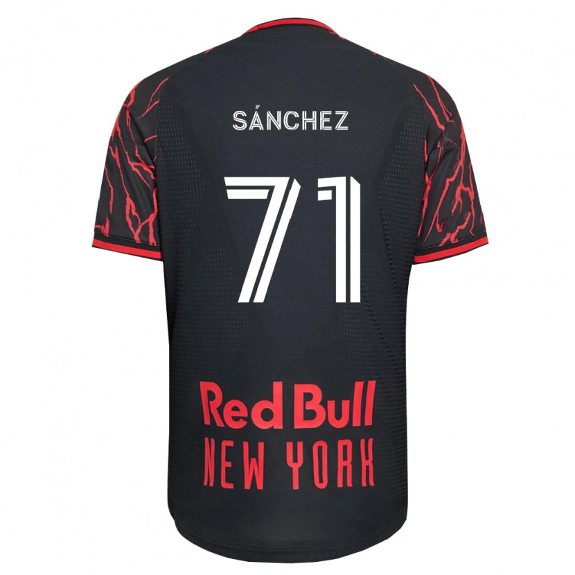 Danxen Kvinnor Aimar Sánchez #71 Röd Svart Vit Hemmatröja Matchtröjor 2026/27 Tröjor T-Tröja