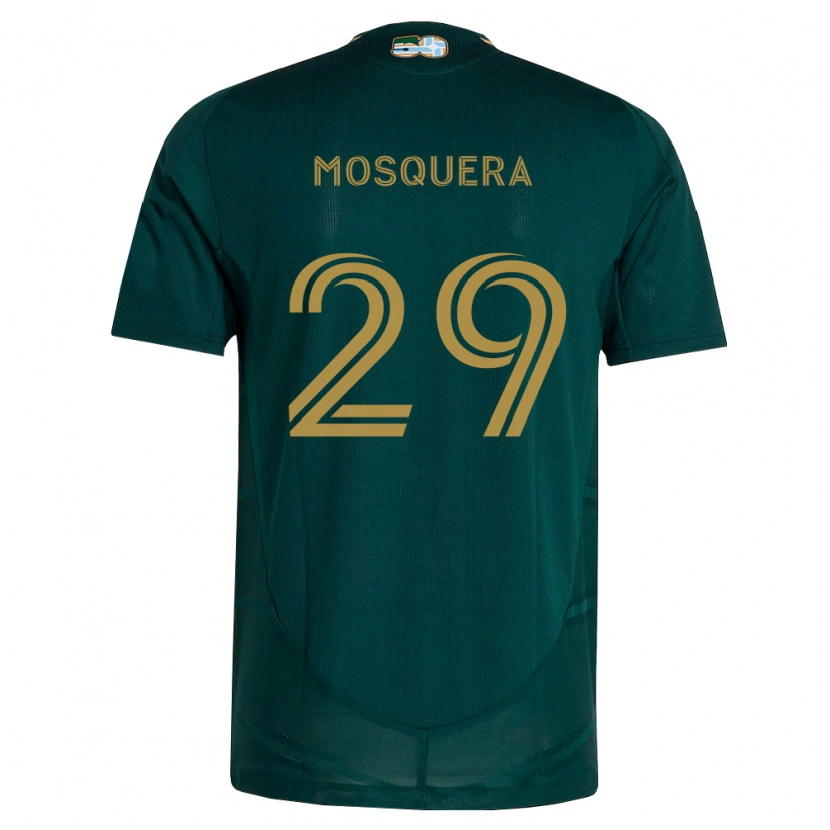 Danxen Kvinnor Juan Mosquera #29 Mörkgrön Brun Hemmatröja Matchtröjor 2026/27 Tröjor T-Tröja