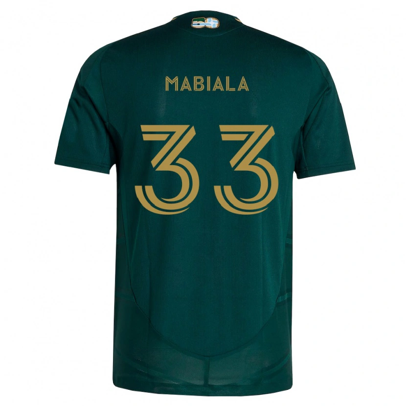 Danxen Kvinnor Larrys Mabiala #33 Mörkgrön Brun Hemmatröja Matchtröjor 2026/27 Tröjor T-Tröja