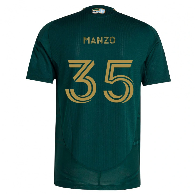 Danxen Kvinnor Alexis Manzo #35 Mörkgrön Brun Hemmatröja Matchtröjor 2026/27 Tröjor T-Tröja