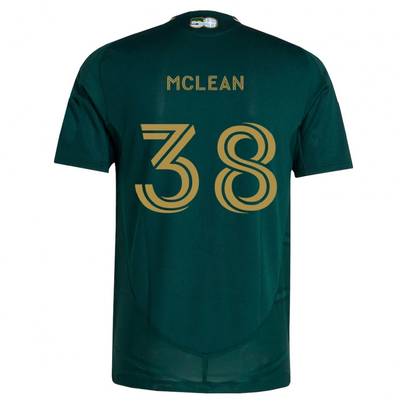 Danxen Kvinnor Justin Mclean #38 Mörkgrön Brun Hemmatröja Matchtröjor 2026/27 Tröjor T-Tröja