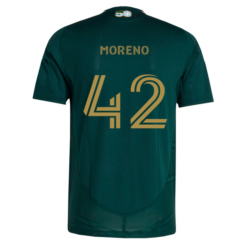 Danxen Kvinnor Alexis Moreno #42 Mörkgrön Brun Hemmatröja Matchtröjor 2026/27 Tröjor T-Tröja